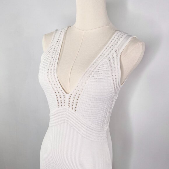 Guess - White Bondage Bodycon Dress - Picture 8 of 9